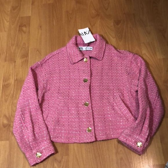 COPY - Metalic knit pink jacket - Picture 5 of 11